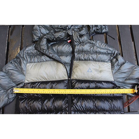 Le Coq Sportif - Men's 600FP Down Puffer Jacket with Removable Hood, Sml runs L - Picture 5 of 9